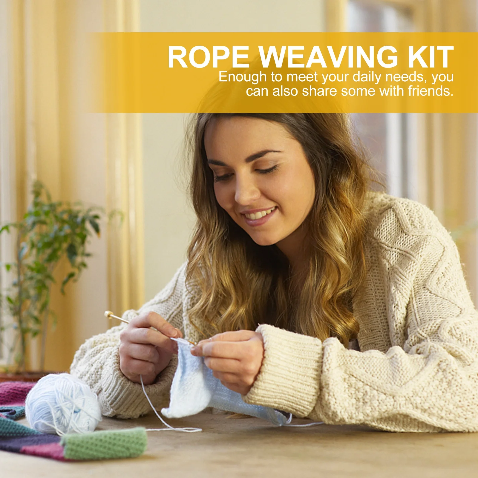 

1Set Paper Loom Cards with Shuttle Weaving Supplies Storage Bag Lightweight Weaving Kit for Crafting Rope Projects Fun DIY