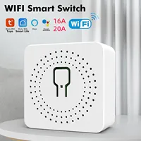 16A/20A Wifi Smart Switch DIY Smart Home Light Switches Module 2 Way Control Work with Tuya Smart Life Alexa Google Home Switch