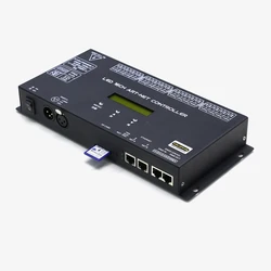 16Port 16320Pixels Resolume/Madmapper Artnet To SPI Pixel Controller Work With WS2811 WS2812 WS2815 For Led Strip Light light