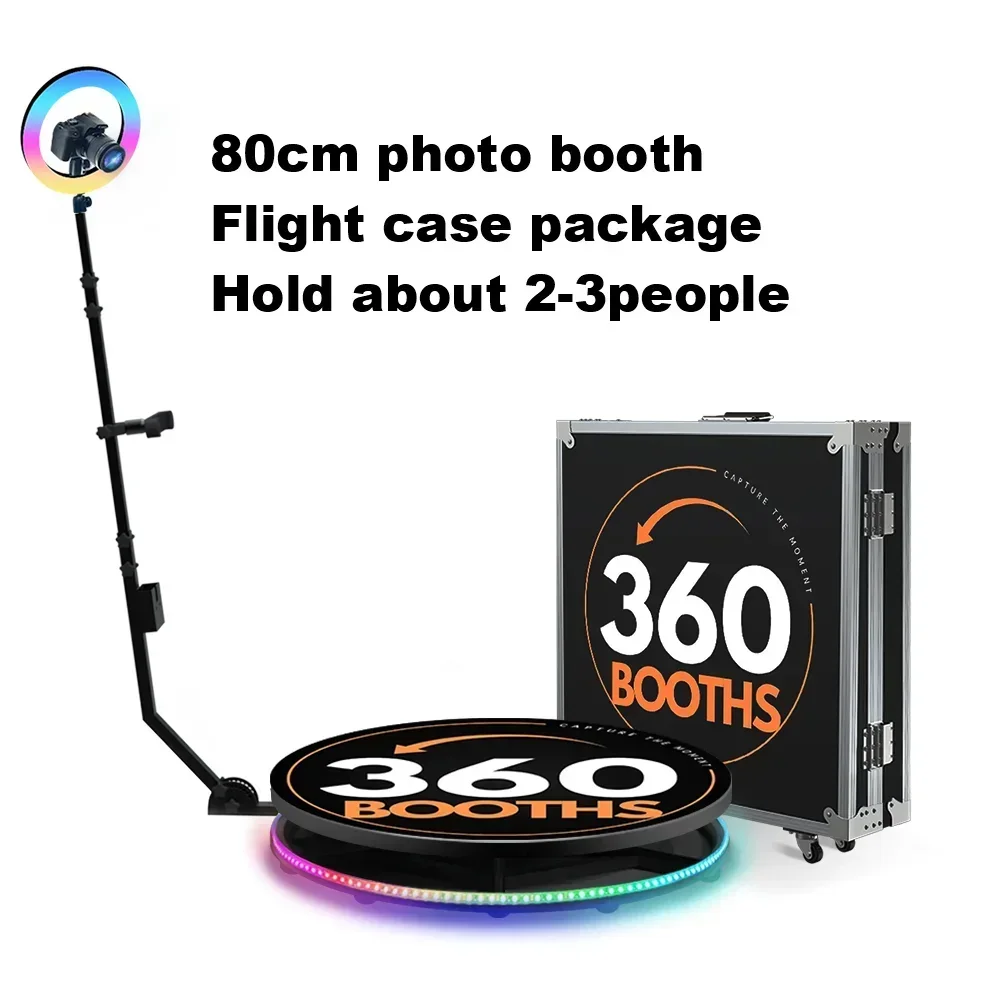 Selfie Artefact 360 Graden Fotocabine Cabine Fotocabine 360 Graden 100Cm Roterende Platte Camera Bruiloft Fotocabine Machine