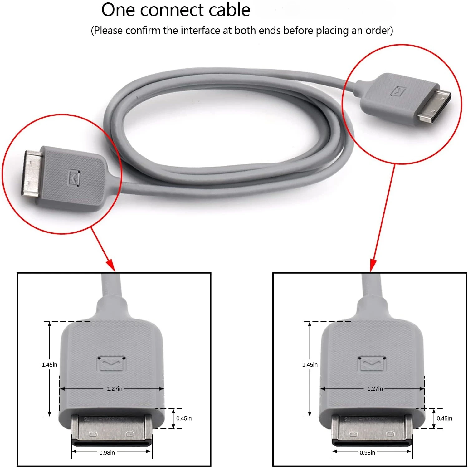 Brand New BN39-02209A BN39-02248B Connect Cable is for TV Junction Box and 49/55/65/75/82 Inch TV UE55MU7000TXXU QN49Q6FAMFXZA