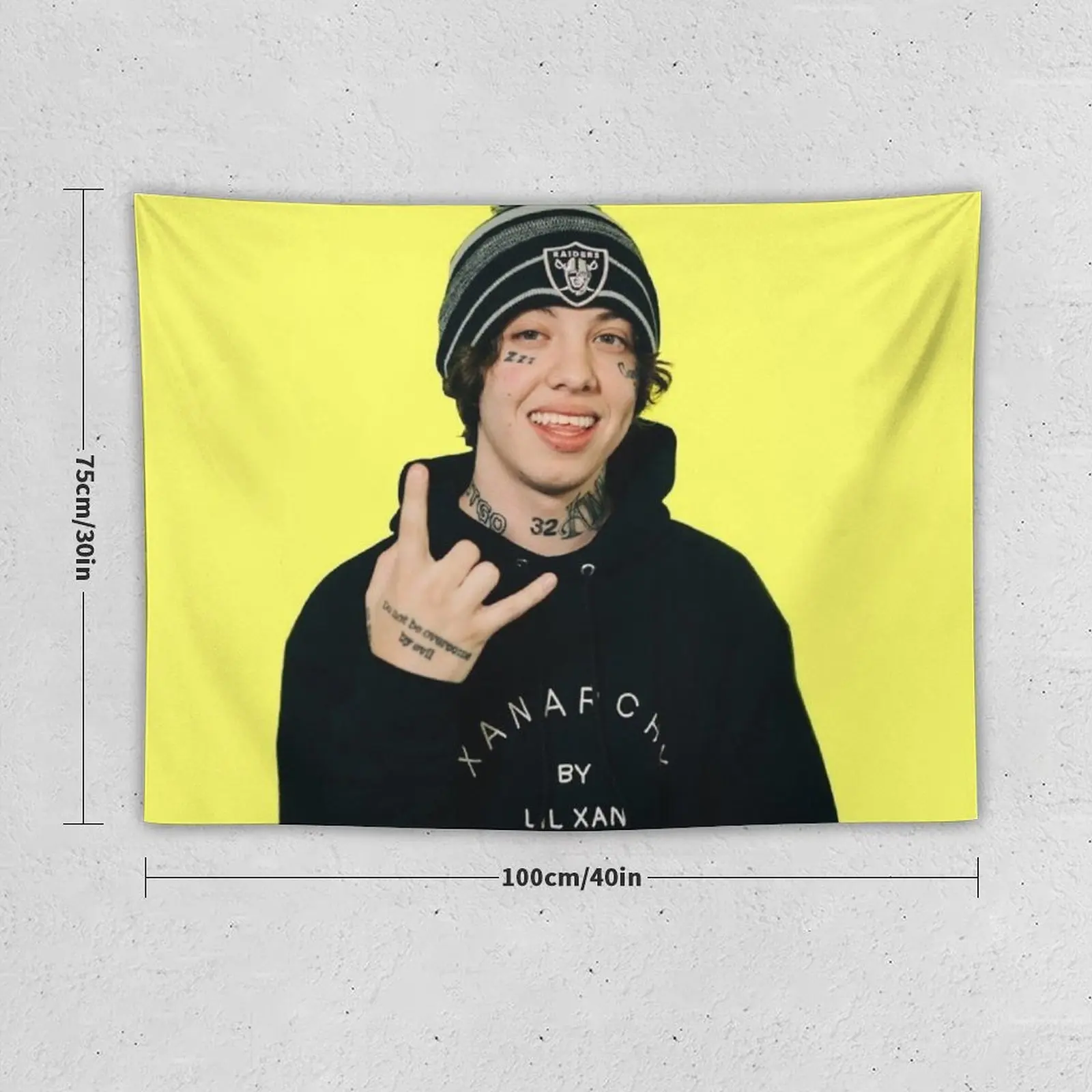 New lil xan yellow dood Tapestry Decorative Wall Tapestry Home Decor Accessories Tapestry For Bedroom Wallpapers Home Decor