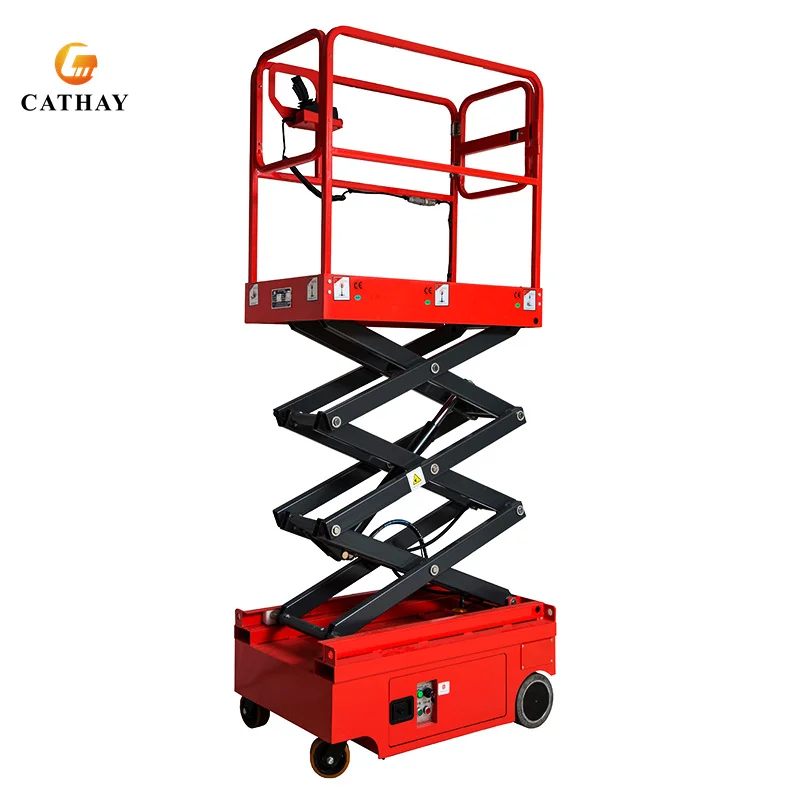 Ce Approved Indoor Outdoor Electric Mobile Man Lift Crane