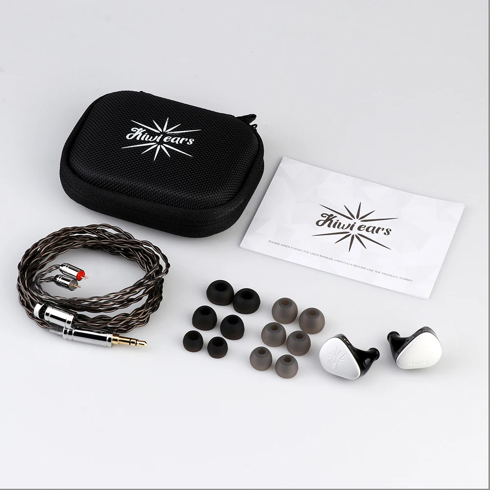 Vorbestellung: Kiwi Ears Quintet 1DD + 2BA + 1 Planar + 1 PZT In-Ear-Monitor mit austauschbarem 2-poligem Kabel und ausgewogener Klangsignatur. – Detail 9