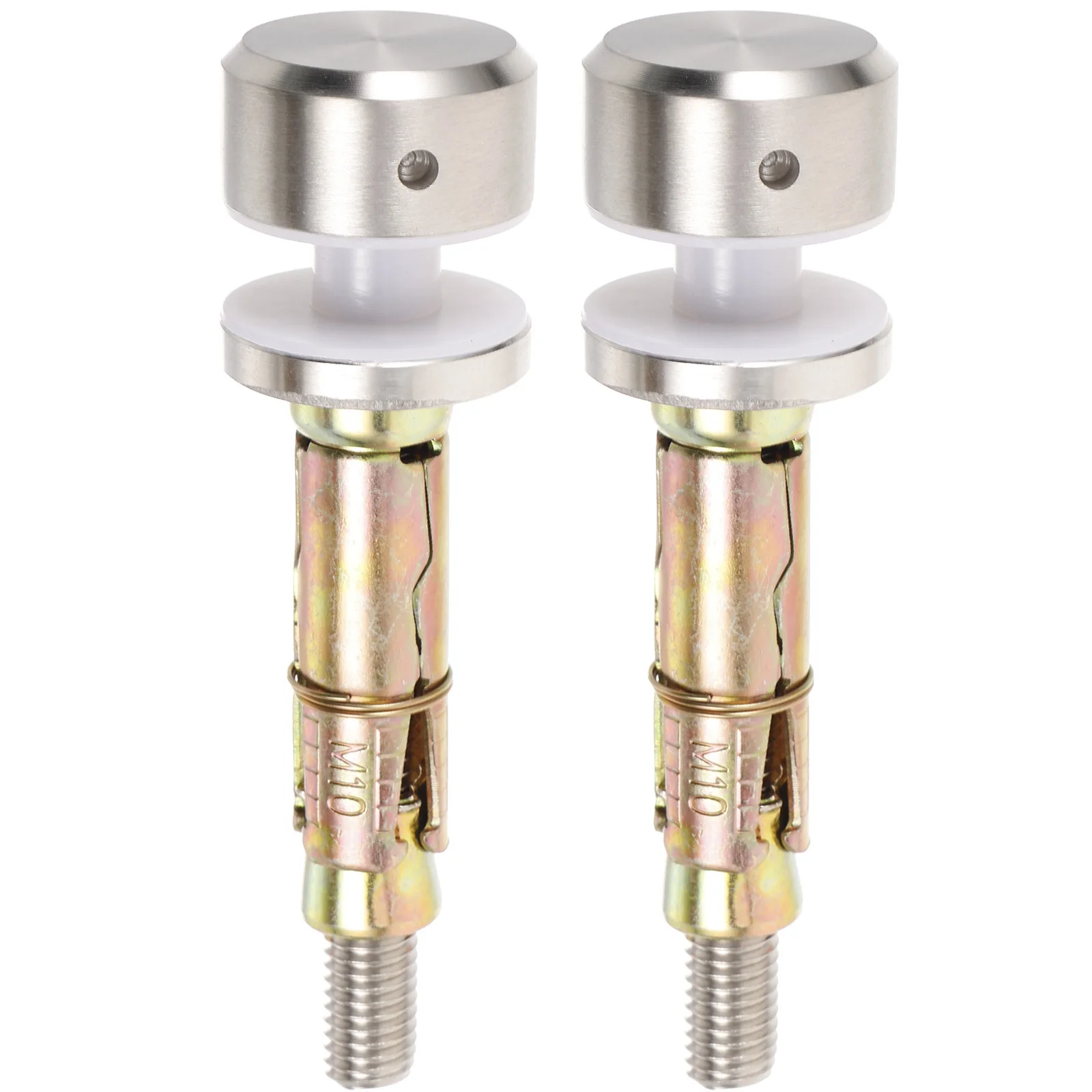 

2Pcs Stainless Steel Glass Bracket Heavy Duty Stair Railing Support Pin Standoff Screws for Glass Railings Balconies