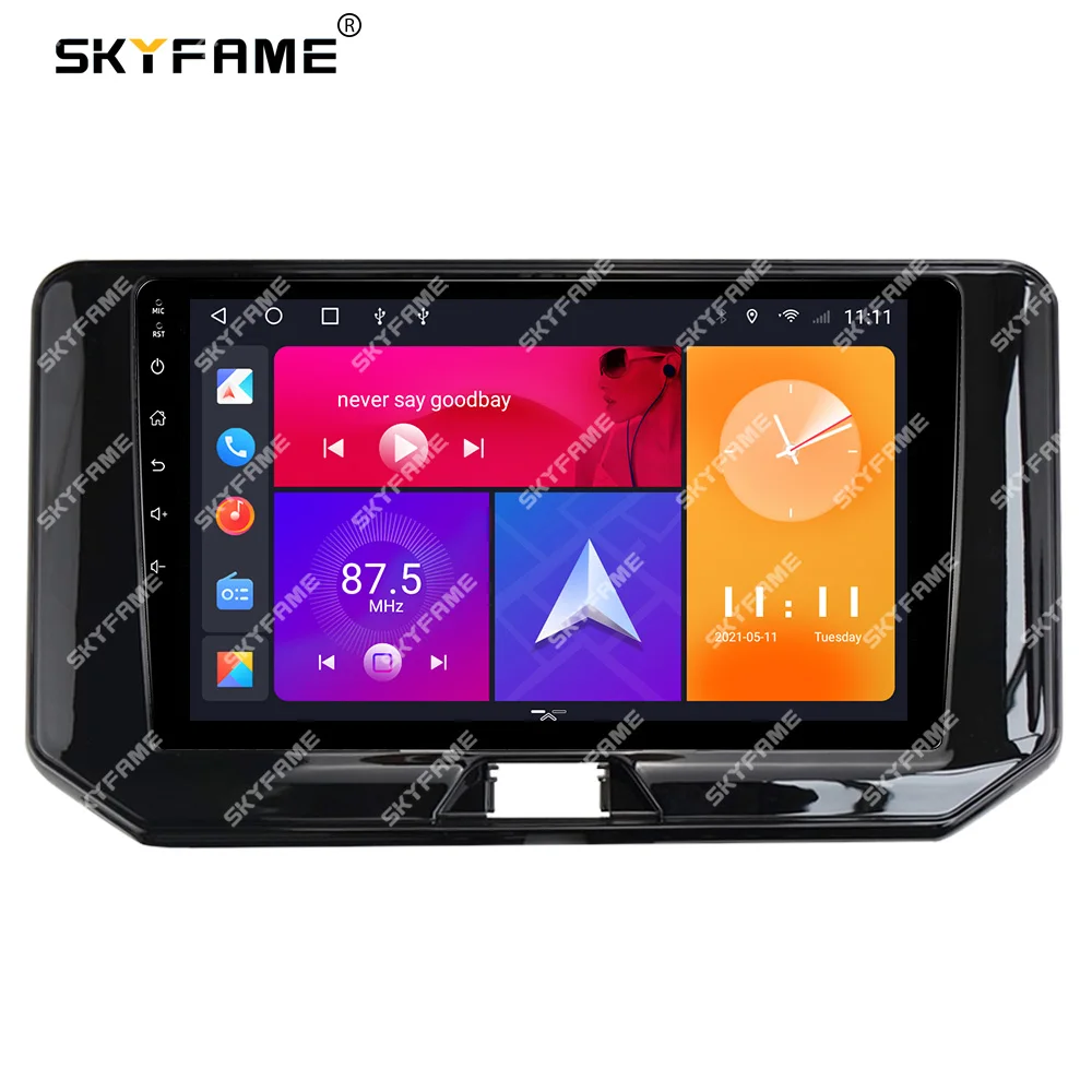 Skyالشهرة-محول إطار سيارة فآسيا ، راديو أندرويد ، طقم لوحة تركيب داش لتويوتا فينزا وهارير