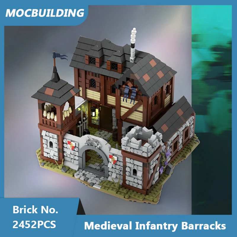 MOC Building Blocks Medieval Village Part 3 Model Castle Series DIY Assembled Bricks 8 House Architecture Toys Gifts 15956PCS