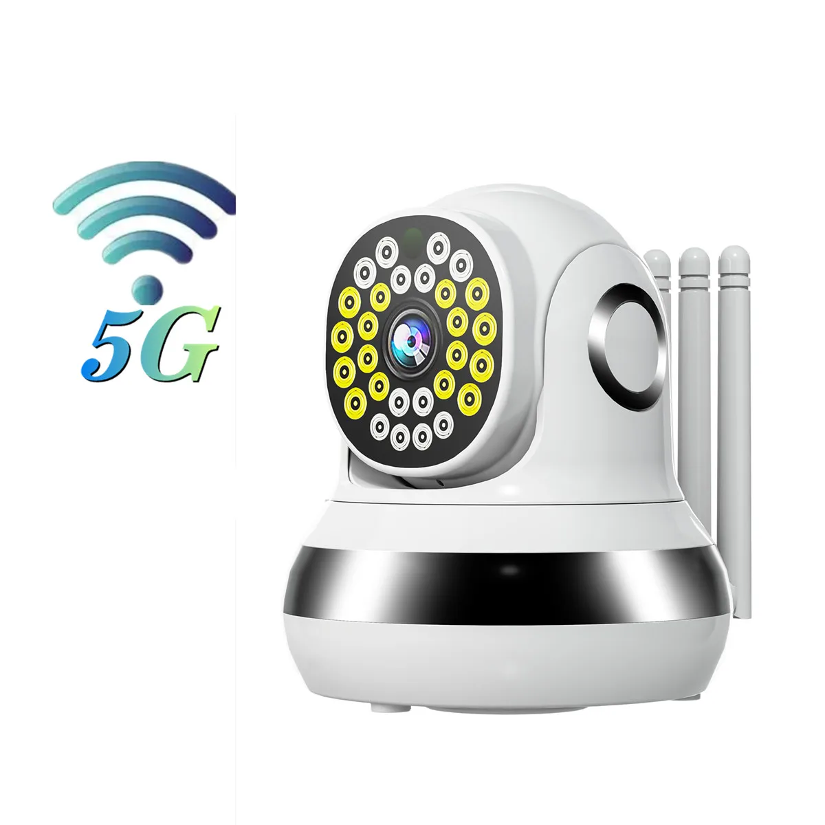 390Eyes App Dual Band WIFI Full Color Night Vision  PTZ IP Camera AI Humanoid Motion Detection  Security CCTV Baby Monitor