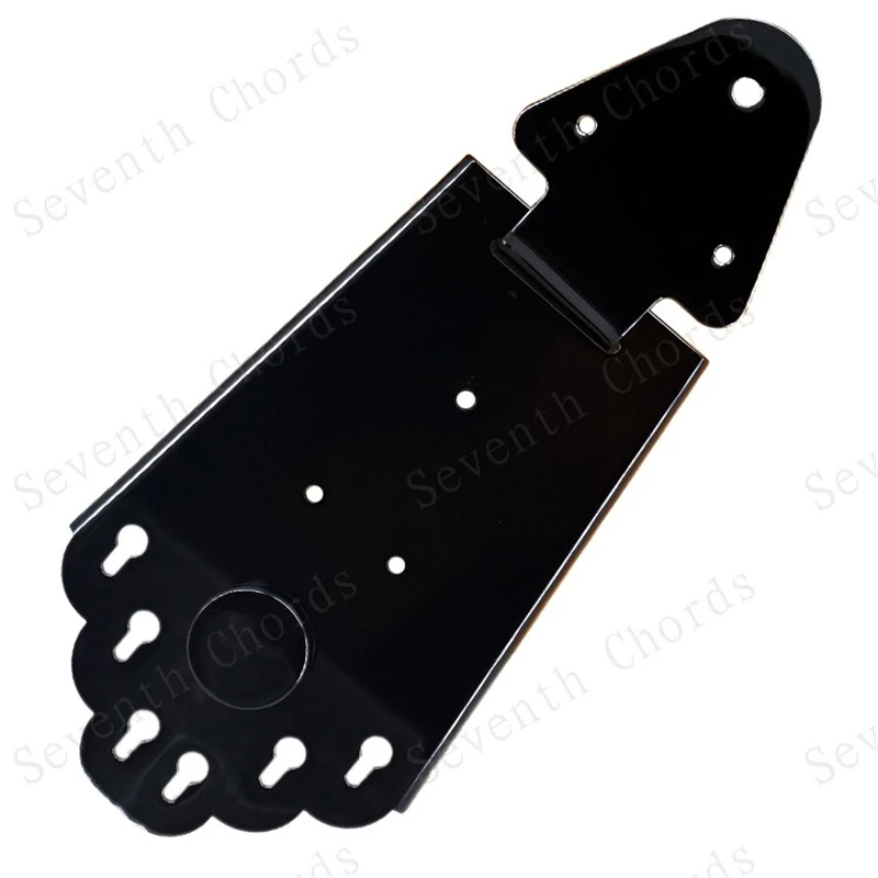 Ein Set Gitarrenbrücken für Hohlkörper- und Semi-Hollow-E-Gitarren in Chrom, Schwarz oder Gold zur Auswahl, Gitarrenzubehörteile – Detail 12