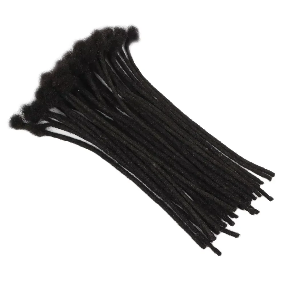 Rebecca Kinky Straight Human Hair Dreadlocks Loc Extensions Wholesale Crochet Braids Remy Hair Extensions 10 20 40 60 Strands
