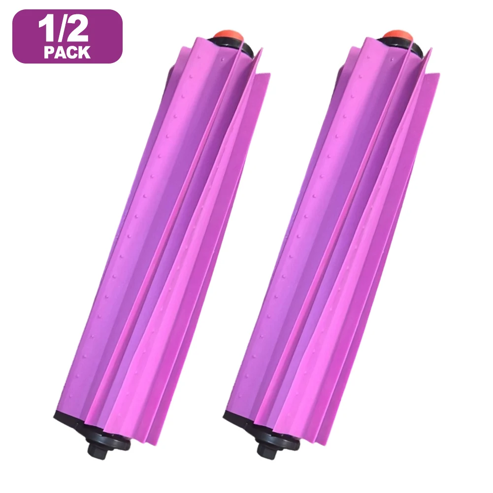 1/2 قطعة فرشاة مطاطية لـ-Midea V16 / For-Eureka J15 For-Evo Ultra أجزاء مكنسة كهربائية روبوتية ذاتية التفريغ فرشاة متعددة الأسطح