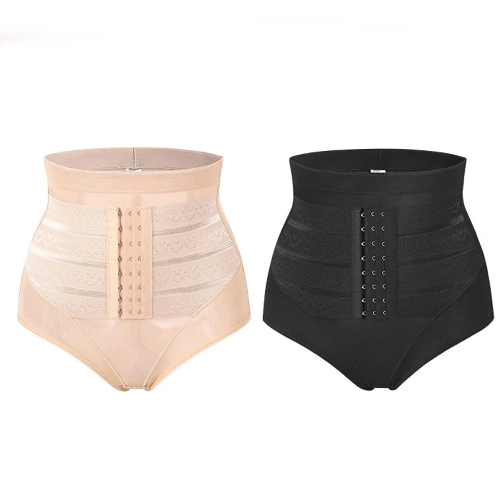 ارتفاع الخصر بعد الولادة محدد شكل الجسم مشبك مدرب خصر التخسيس السروال النساء حزام سراويل ملابس داخلية بعقب رفع ملخصات