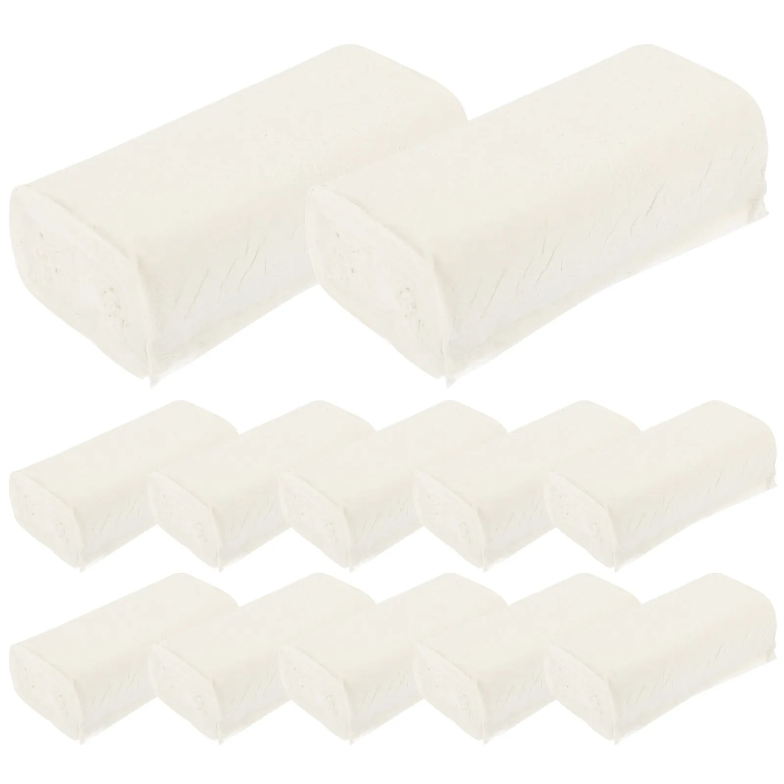 12 Rolls Coreless Household Roll Paper 5-Layer Soft Strong Absorbent Toilet Paper Made from Wood Pulp for Home Office Hotel Use
