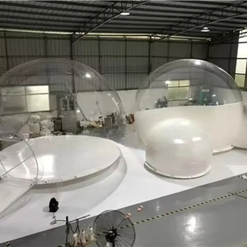 Inflatable transparent house tents for outdoor activities in amusement parks