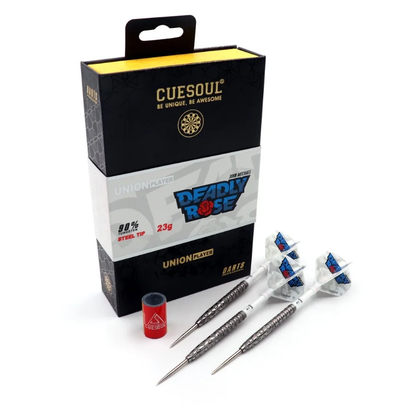 

CUESOUL JohnMichael Series 23g 90% Tungsten Steel Tip Dart Set Professional Darts