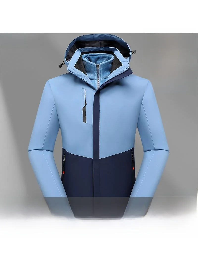 

Куртка ex Tee-in-One с отстегивающейся внутренней частью, ветрозащитная, водонепроницаемая, с принтом, тонкая, из полиэфирного волокна, всесезонная, универсальная.