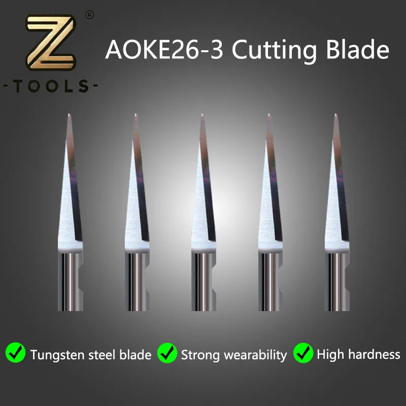 AOKE26-3 تتأرجح شفرة ESKO KONGSBERG الحز تهتز سكين النسيج الرقمية CNC القاطع أدوات قطع الجلود BT-57268-30