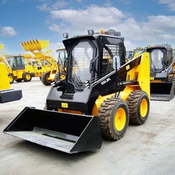 China Factory Supply Customizable 730kg Small Mini Hydraulic Skid Steer Loader JKL850X with Various Attachment