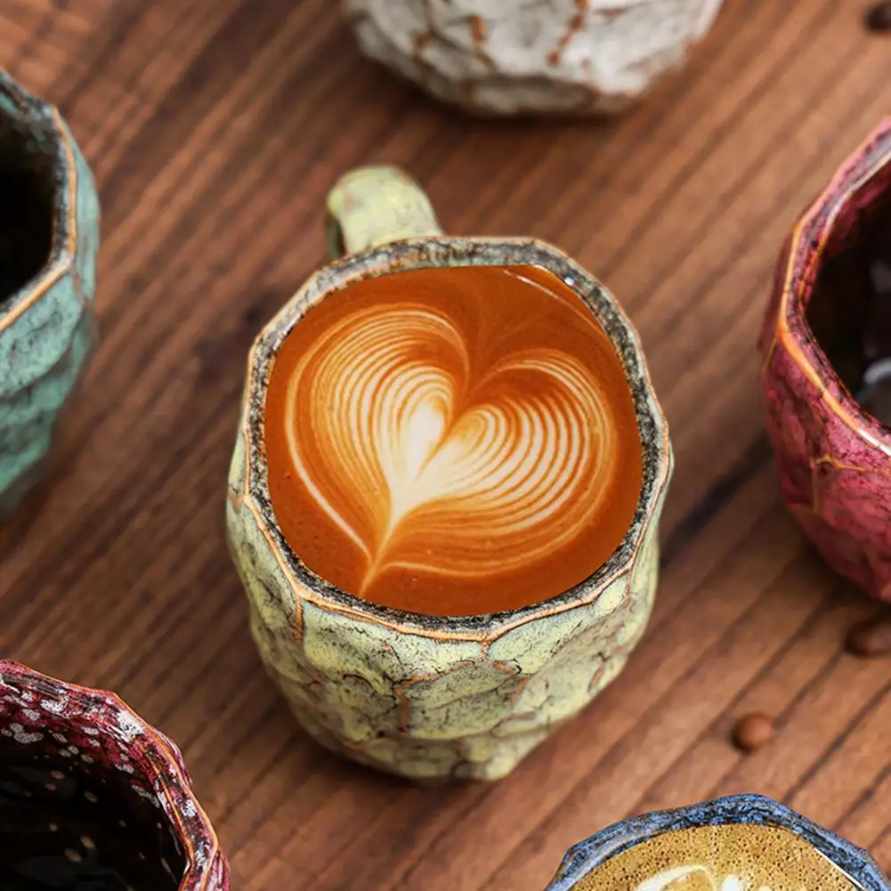 Elegant Coffee Mug Heat Retention Mug Ceramic Coffee Mug 270ml Tea Cup Novelty Shape Tumbler Decorative Home Decor for Coffee