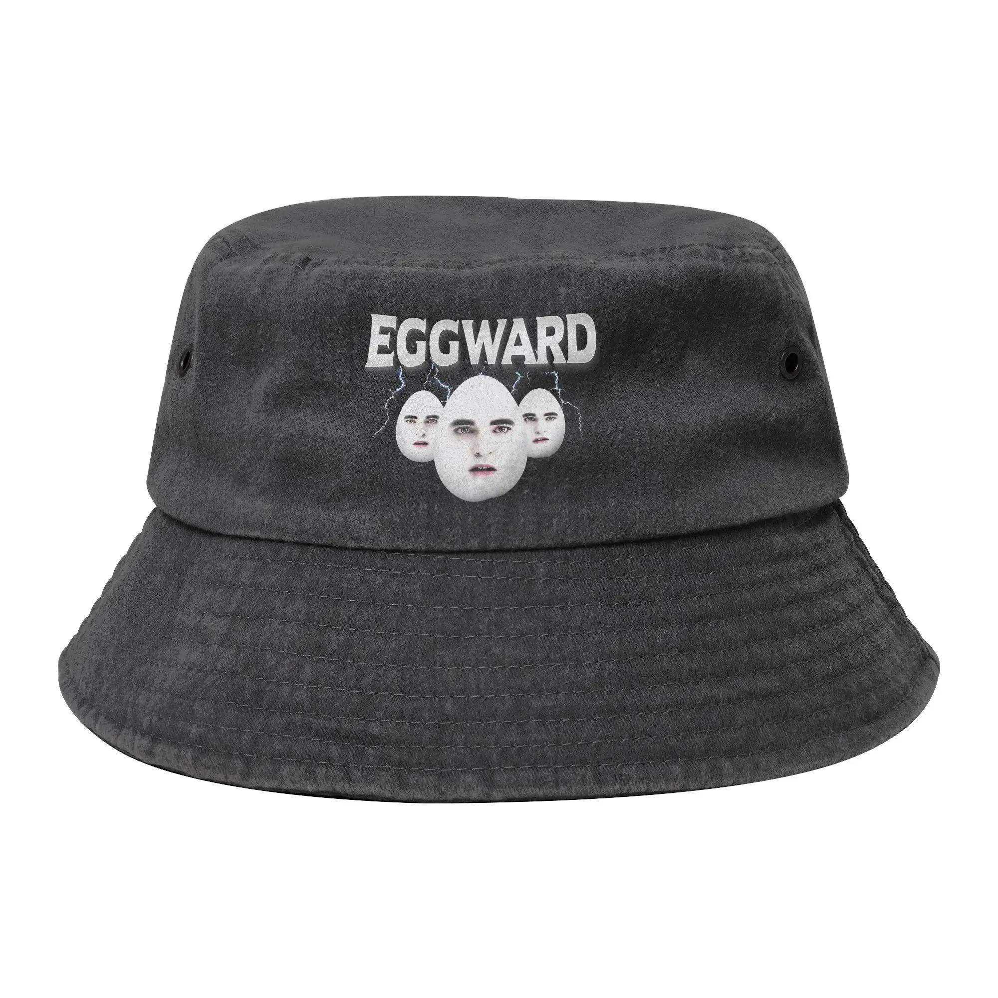 Summer Travel Headwear Edward Twilight Eggward Parody Meme Bucket Hat Unique Unisex Sun Hats  Bob Hat Fishing Fisherman Caps