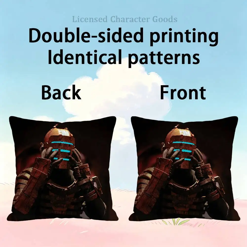 I-Isaac C-Clarke D-Dead S-Space 30x30 60x60 40x40 45x45 50x50 cm Pillow Case Holiday Print Cushion Cover Home Textile