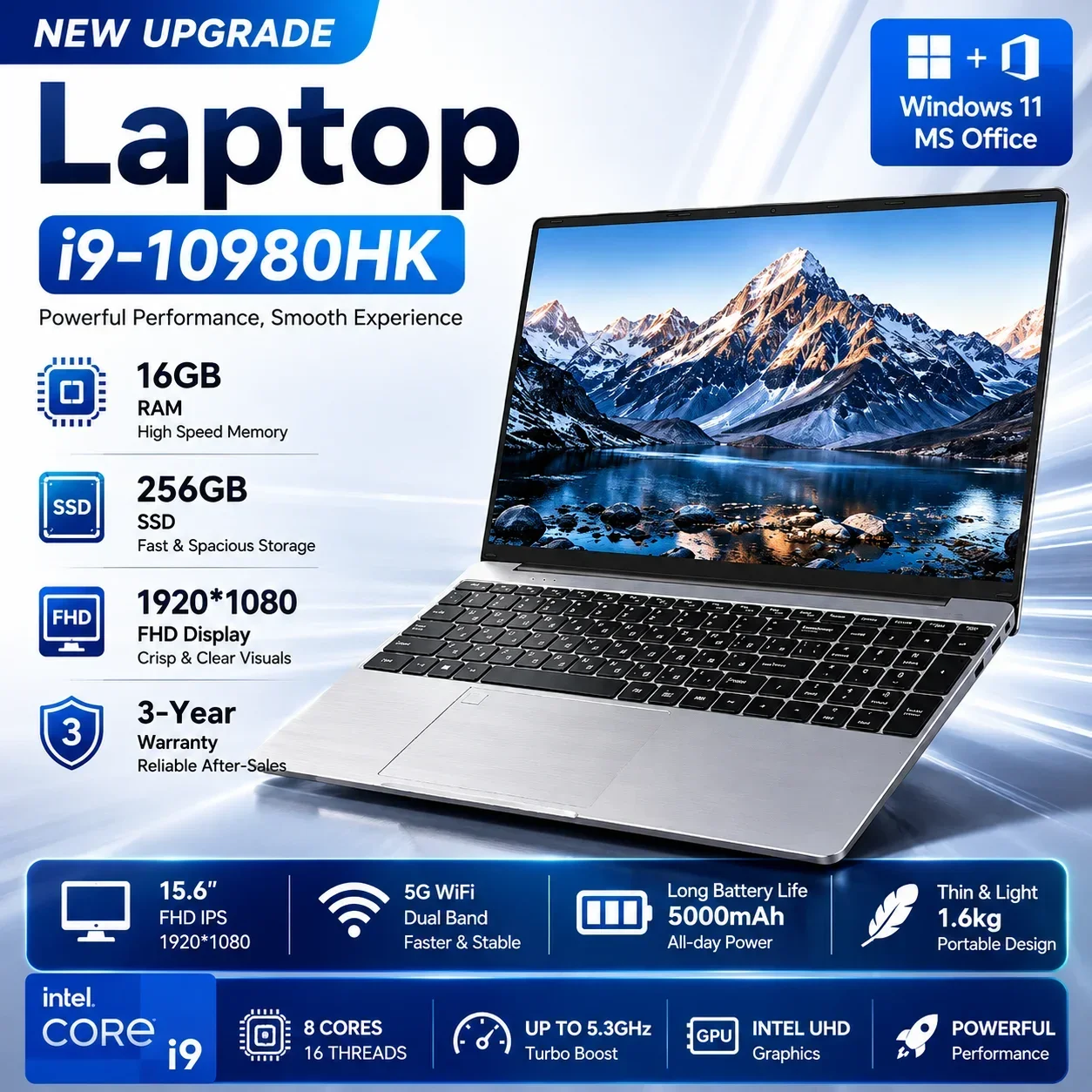 Intel Core i9 10980HK 15.6