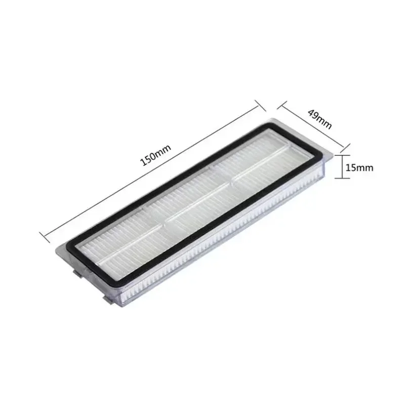 Für Xiaomi Roboterstaubsauger S40C E101 Ersatzteile: Haupt- und Seitenbürste, HEPA-Filter, Wischtücher, Staubbeutel-Ersatz. – Detail 6