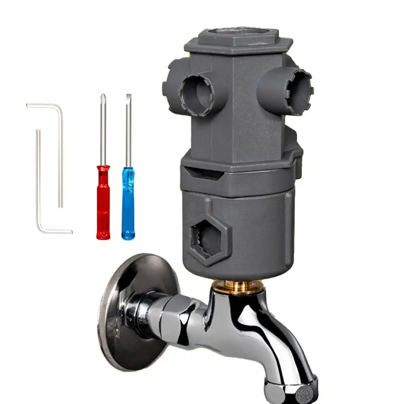 Chiave aeratore per rubinetto lavello Chiave aeratore lavello 16 in 1 Chiave per rubinetto Strumento Chiave aeratore multiuso Chiave per rimozione sostituzione