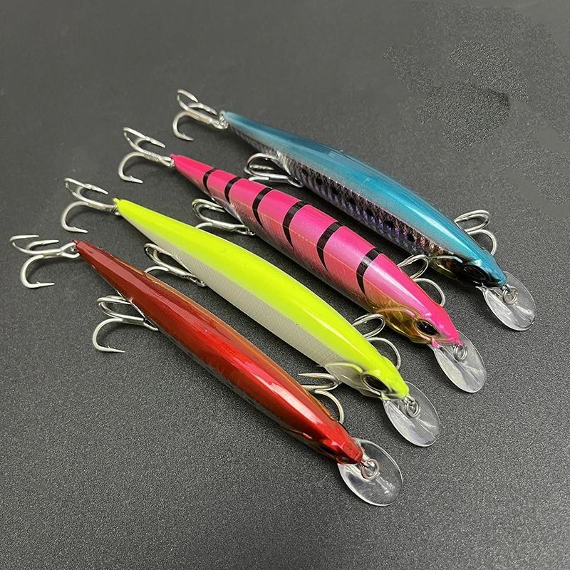 130mm 18g Floating Minnow Fishing Lure Pesca Wobbler Saltwater Trout Bass Artificial Bait Wholesale Rattles Swimbait Accessories