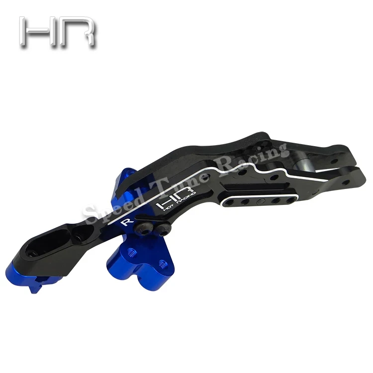 Hot Racing Graphite Anodized Rear Shock Mount 6061 Multi-Hole Replace LOS234002 for Losi Baja/Rock Rey 4WD