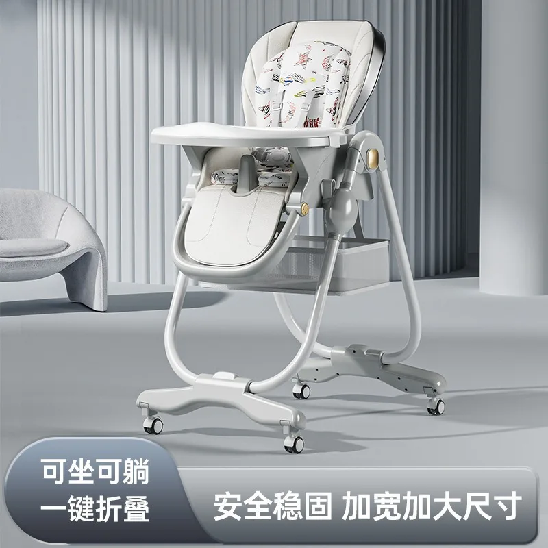 

Children's Dining Chairs Multifunctional Foldable Suitable for Babies Portable Tables Chairs for Babies To Learn and Sit On