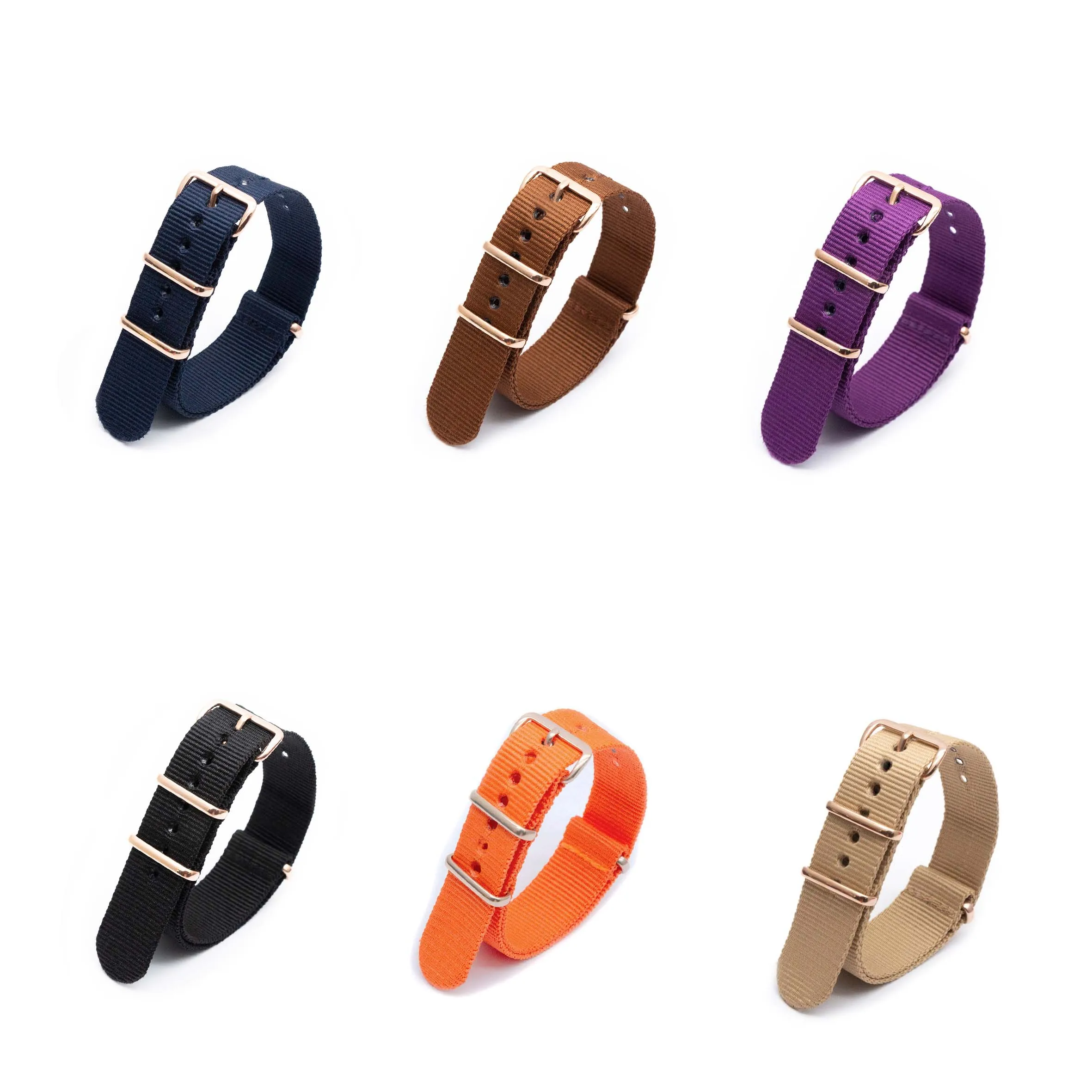 عالية الجودة ارتفع الذهب حزام ساعة نيلون ل سواتش الرياضة سوار معدني للطي مشبك معصمه ملحق 18 مللي متر 20 مللي متر 22 مللي متر 24 مللي متر