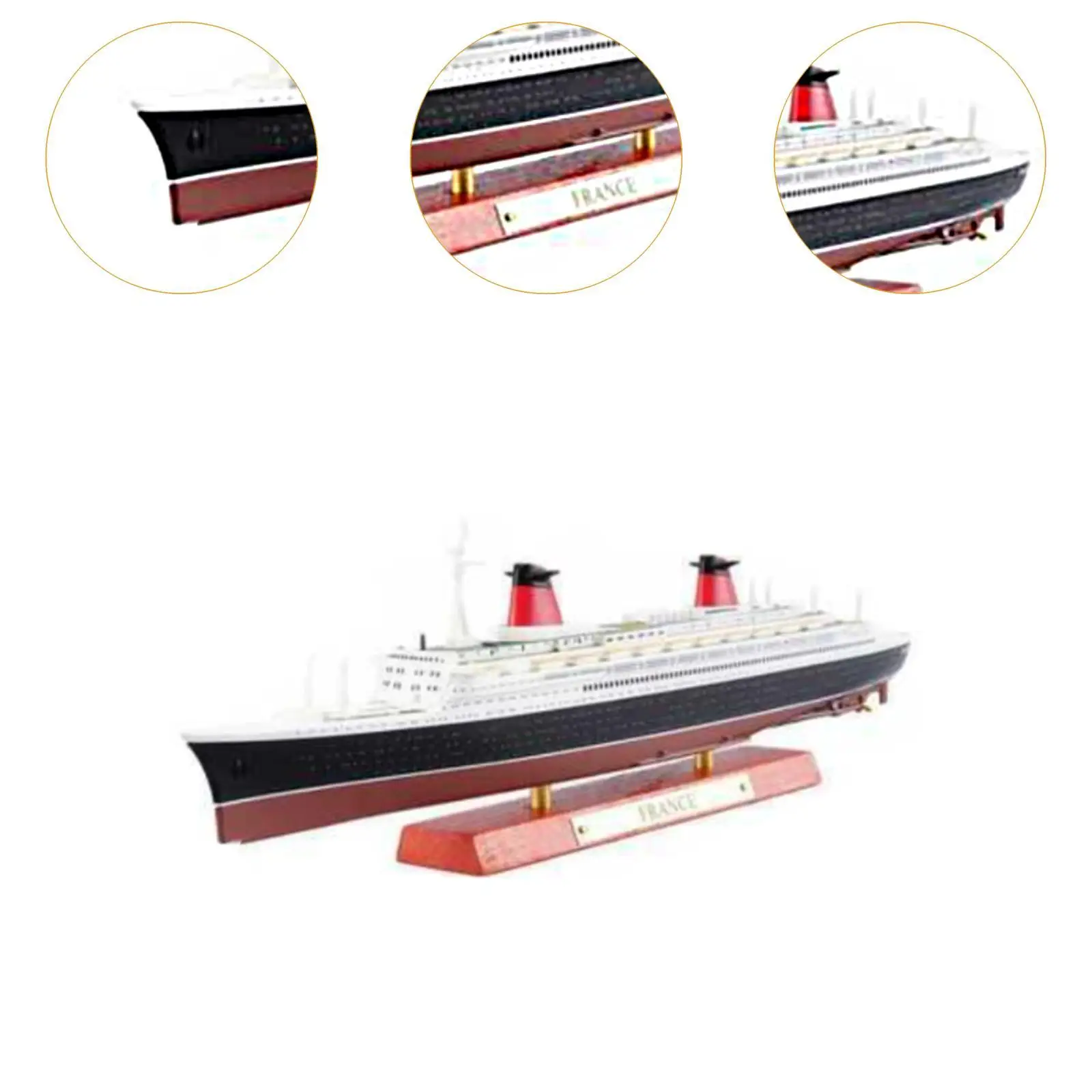 1/1250 Ship Model, Party Favors ,Collection Model, Alloy Speedboat Model Boat Toy for Bedroom Livingroom TV Cabinet Bookshelf