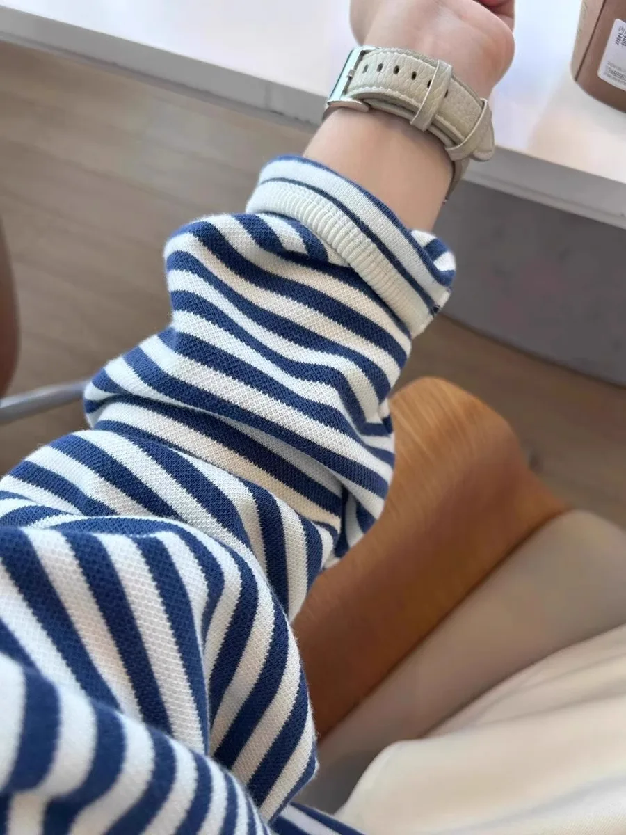 بلوزات نسائية بدون غطاء محرك السيارة الفرنسية تيري الجاكار ممزق مبطن ملابس منزلية الجرونج Strecth Bf المراهقين الصدام ثلاثي الأبعاد