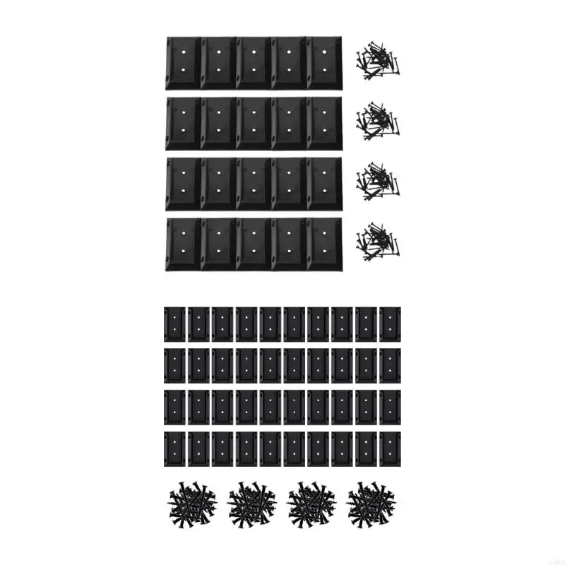 Adjustable Fence Post Bracket Replacement Nylon Deck Bracket with Screws For Long Lasting Outdoor Use Enduring