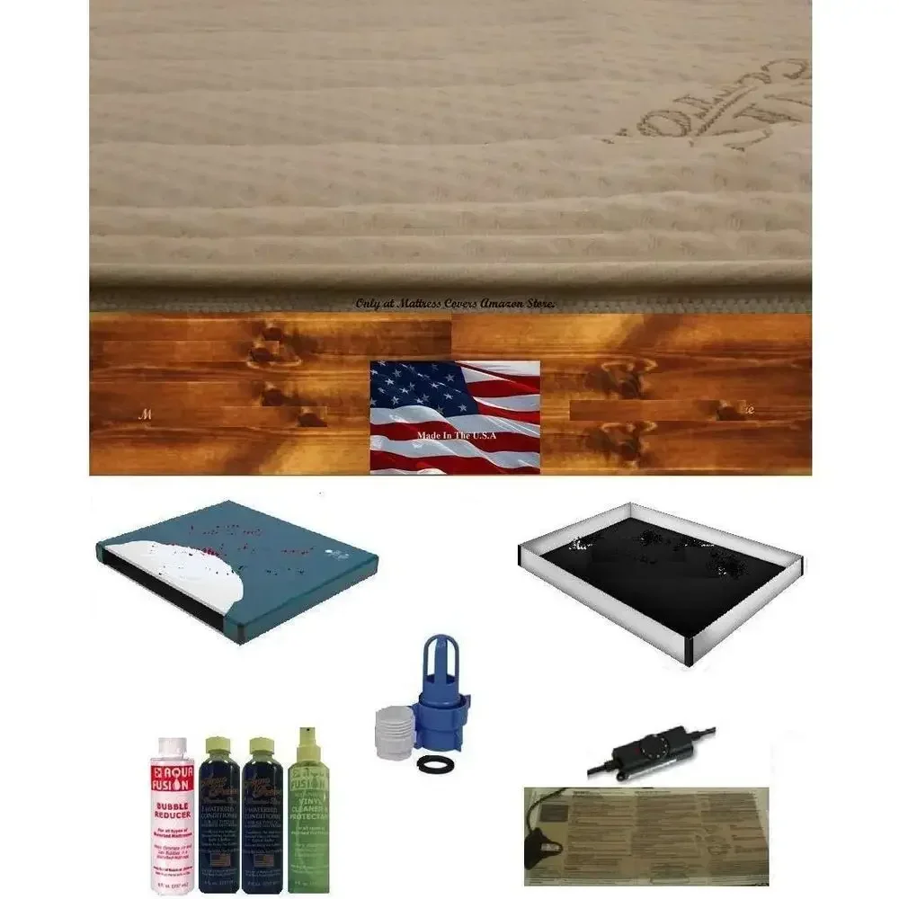 King Size Semi-Wave Mattress with Cotton Zipper and Heater