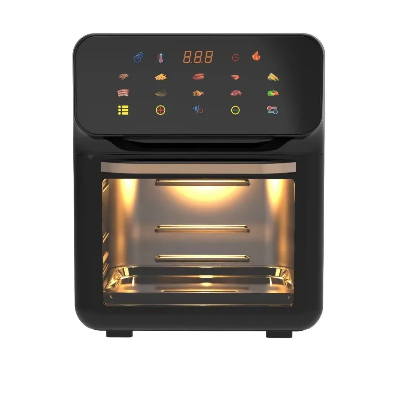 

2025 German Selected Large Capacity Smart Microwave Oven Household Electric Visible Air Fryer with Classic Plastic Style