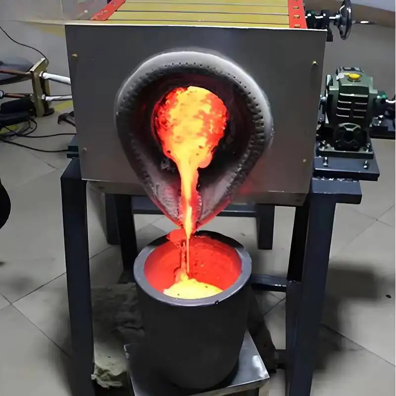 

Portable Medium-Frequency Induction Furnace With Motor, Used For On-Site Metal Processing And Repair, High Capacity 1- 1000Kg