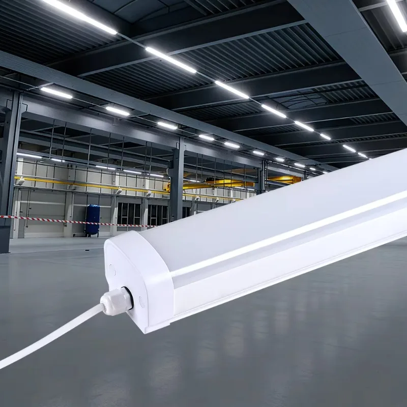 Warehouse Lighting Emitting Diode Tri-proof 4ft Motion Sensor Industrial Lighting Emitting Diode