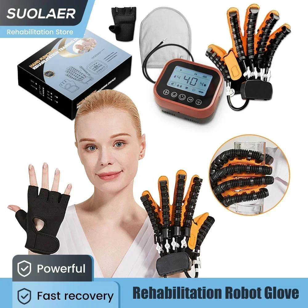 Hemiplegia Rehabilitation Equipment Rehabilitation Robot Gloves Stroke Cerebral Infarction Training Hand Massager Finger Trainer
