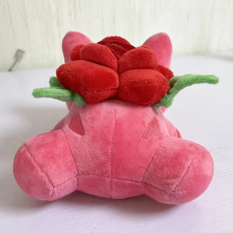 ألعاب pokébulbasaur القطيفة للفتيات ، وسادة أنيمي كاواي ، زهرة وردية ، محشوة ، دمية عيد ميلاد ، كرتون ، 20 *
