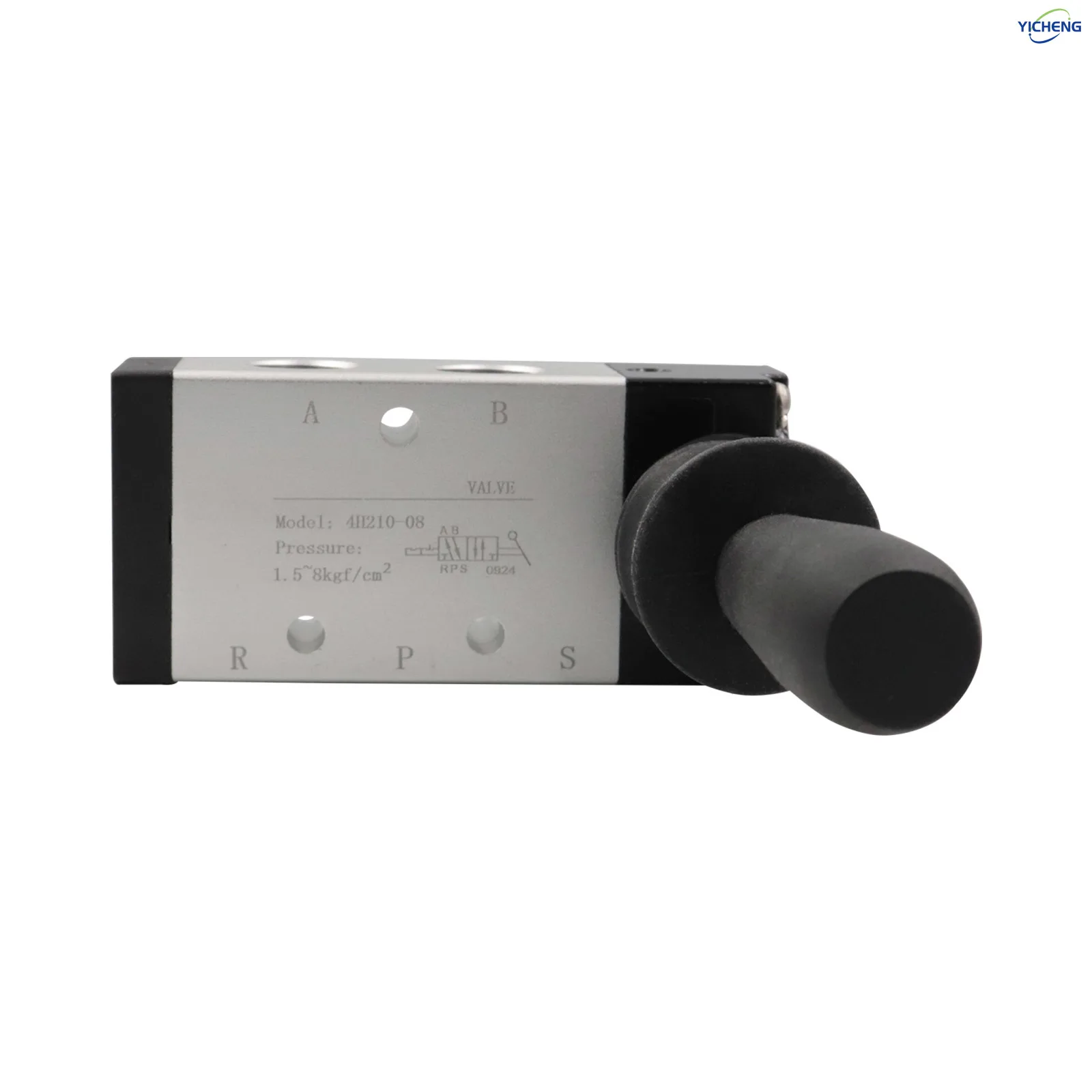 Yicheng pneumático 1/4 "5 vias 2 posições válvula operada por alavanca manual de ar válvula solenóide pneumática controle manual push-pull