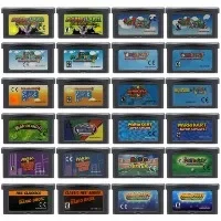 Super Mario Advance Game Console Card, Série MMario Cartucho, 32 Bit, Wario, Terra, 4 Kart