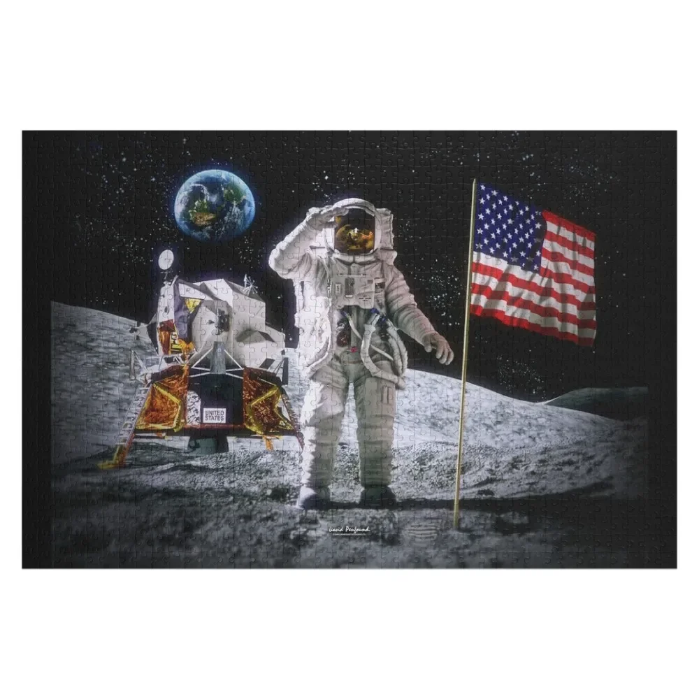 Moon Landing Jigsaw Puzzle Novel Toys For Children 2022 For Children Puzzle