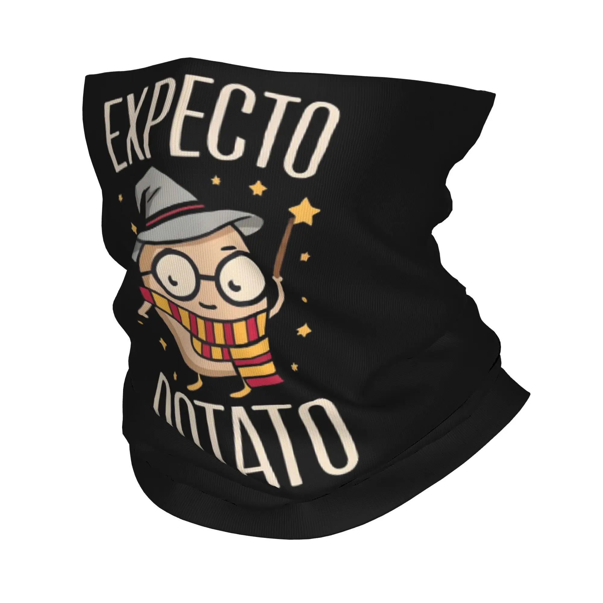 

Expecto Potato - Wizard Funny Bandana Neck Cover Printed Wrap Scarf Multi-use Headwear Riding Unisex Adult Washable