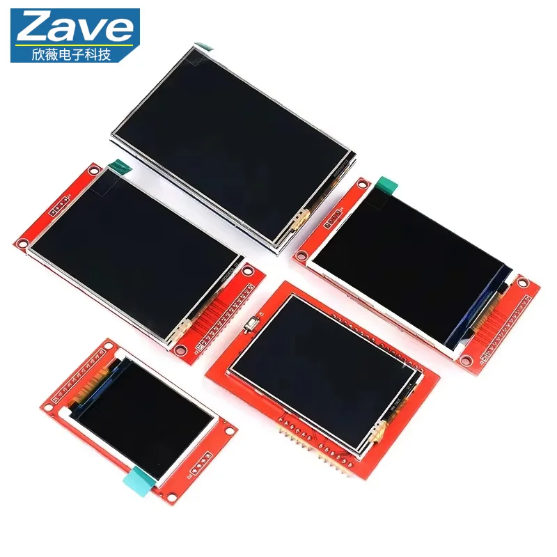 TFT LCD Display Module 1.44/1.8/2.0/2.4/2.8 inch IPS 7Pin SPI Screen ST7735/ILI9341 Driver Touch Panel 320x240 For Arduino ESP32
