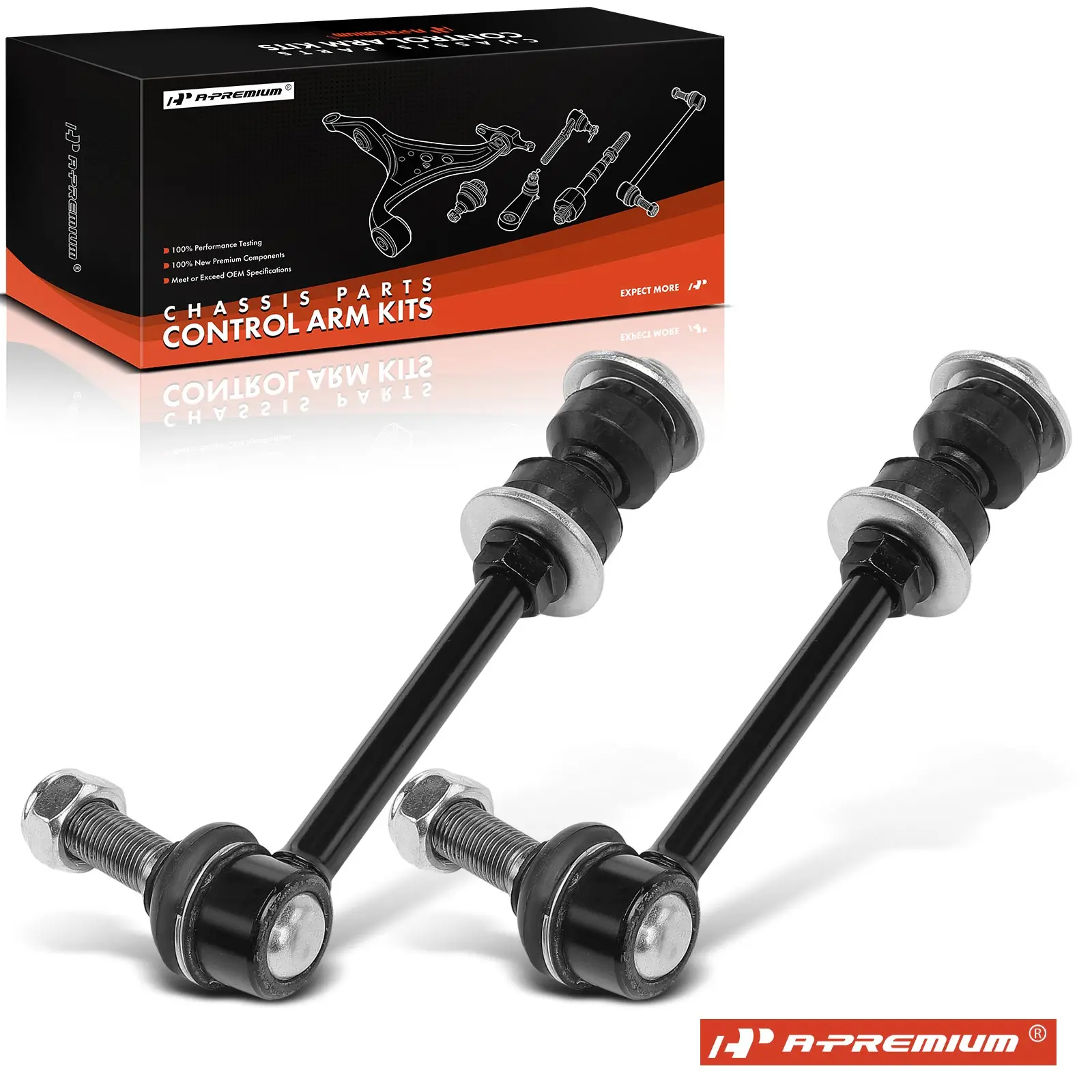 A-Premium 2x Front Suspension Stabilizer Bar Link for Ram 2500 3500 2011-2012 Dodge Ram 2500 Ram 3500 2010