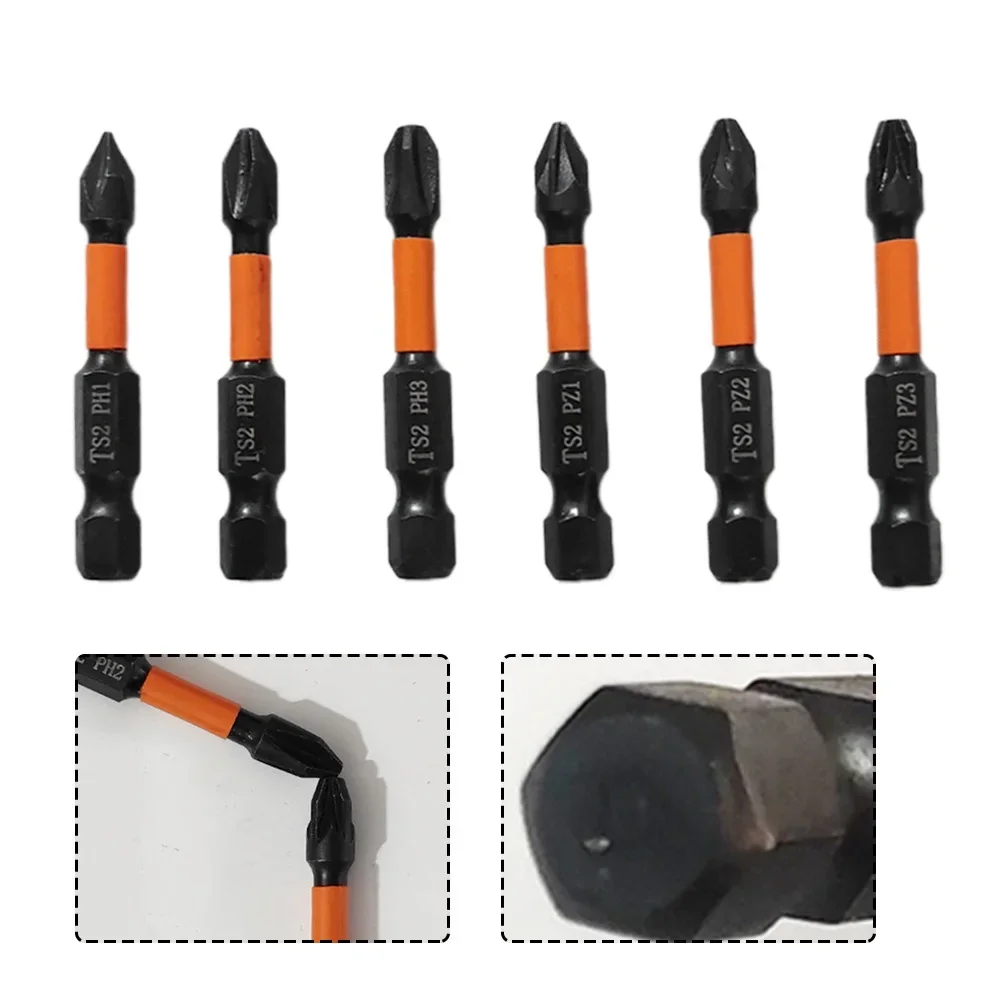 1 PZ 50mm testa di lotto magnetico cacciavite a croce Bit 1 4 codolo esagonale punta da trapano a sgancio rapido cacciavite PH1 PH2 PH3 PZ2 PZ