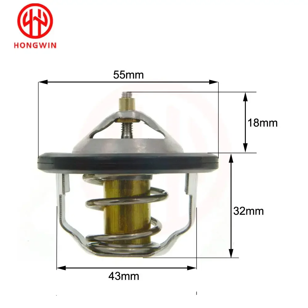 25500-33050 Brand New Engine Coolant Thermostat Assembly 2550033050 For Hyundai Elantra Excel Scoupe Sonata Kia Car 1988-1998