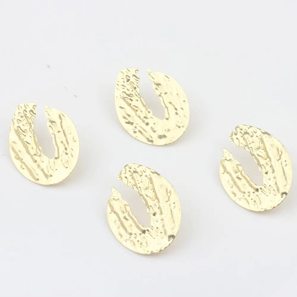 Zinc Alloy  Geometric Exaggerated Base Earrings Connectors Linkers 6pcs/lot For DIY Fashion Earrings Jewelry Accessories